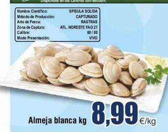 FROIZ Almeja blanca kg oferta