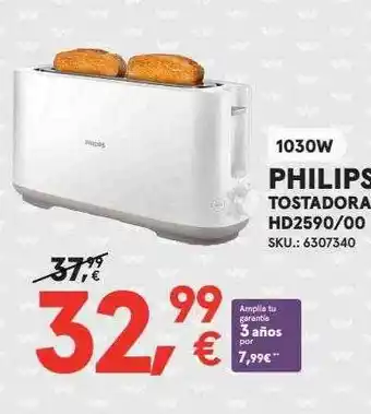 Worten Philips tostadora hd2590 00 oferta