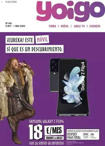 Yoigo Samsung galaxy z flip4 oferta