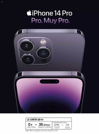 Yoigo Iphone 14 pro oferta