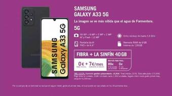 Yoigo Samsung galaxy a33 5g oferta