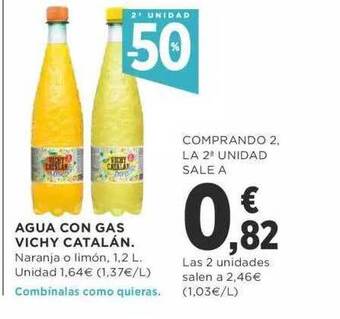 Supercor 2a unidad -50% agua con gas vichy catalán oferta