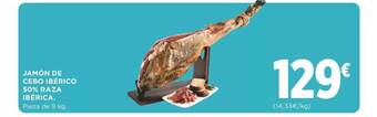 Supercor Jamón de cebo ibérico 50% raza ibérica oferta