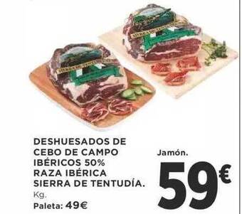Supercor Deshuesados de cebo de campo ibéricos 50% raza ibérica sierra de tentudía oferta