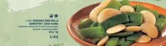 Abordo Verduras para paella (garrofón y judía plana) oferta