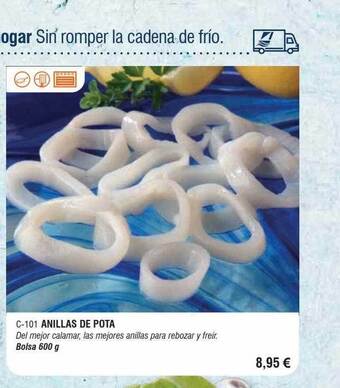 Abordo Anillas de pota oferta