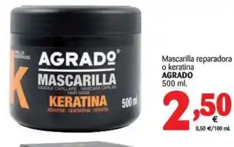 Alimerka Agrado Mascarilla reparadora o keratina 500ml oferta