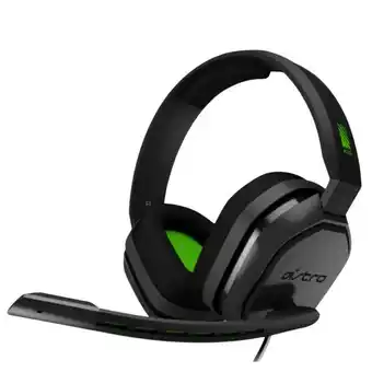 MediaMarkt Auriculares gaming - astro a10, de diadema, con cable, para xbox one y playstation, gris y verde oferta