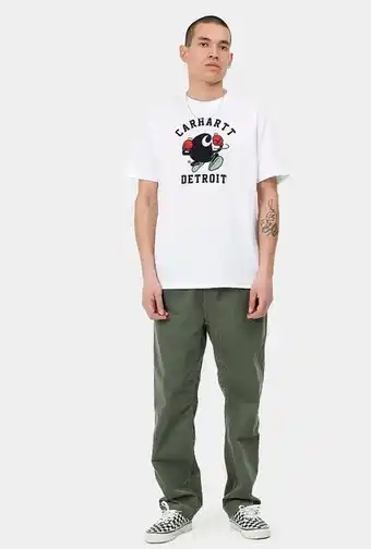 Kaotiko Camiseta carhartt wip boxing blanca oferta