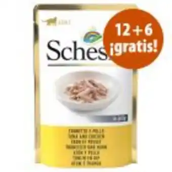 Zooplus Schesir  bolsitas 18 x 85 g en gelatina en oferta: 12 + 8 ¡gratis! oferta