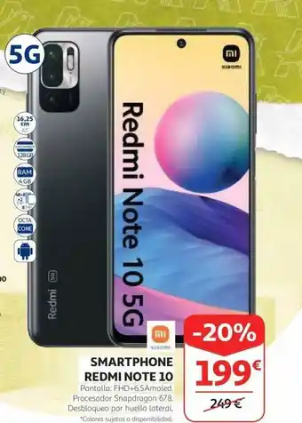 Alcampo Redmi Note 10 Smartphone oferta