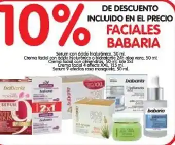 Alimerka Faciales Babaria oferta