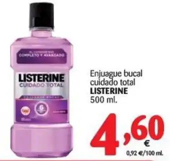 Alimerka Listerine Enjuague bucal cuidado total 500ml oferta