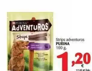 Alimerka Strips Adventuros Purina 100g oferta