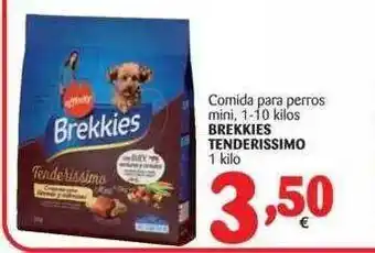 Alimerka Comida Para Perros Mini Brekkies Tenderissimo 1 kilo oferta
