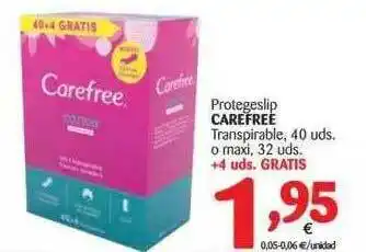 Alimerka Protegeslip Carefree Transpirable 40 uds./32 uds. +4 uds Gratis oferta