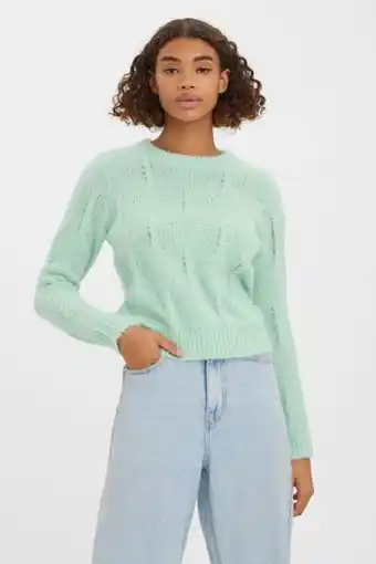 Cortefiel Jersey de manga larga cuello redondo oferta