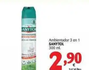 Ambientador 3 En 1 Sanytol 300ml