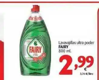 Alimerka Lavavajillas Ultra Poder Fairy 800ml oferta