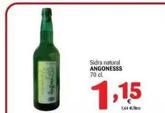 Alimerka Sidra Natural Angonesss 70cl oferta