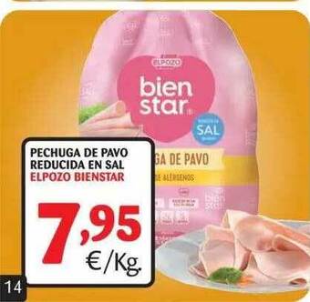 Alimerka Elpozo Bienstar Pechuga De Pavo Reducida En Sal oferta