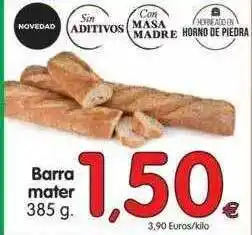 Alimerka Barra Mater 385g oferta