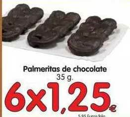 Alimerka Palmeritas de chocolate 35g oferta