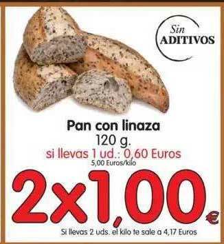 Alimerka Pan Con Linaza 120g oferta