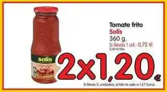 Alimerka Tomate Frito Solis 360g oferta