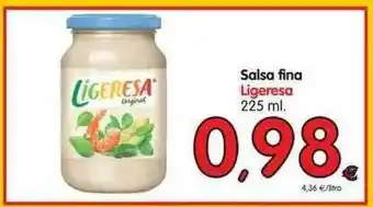 Alimerka Salsa Fina Ligeresa 225ml oferta