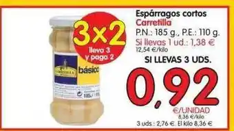 Alimerka Espárragos Cortos Carretilla oferta