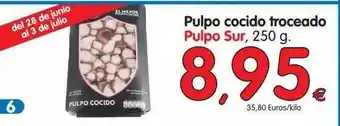 Alimerka Pulpo Cocido Troceado Pulpo Sur 250g oferta