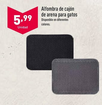 ALDI Alfombra de cajon de Arena Para Gatos oferta