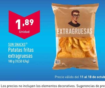 ALDI Patatas Fritas Extragruesas oferta