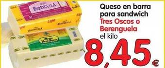 Alimerka Queso En Barra Para Sandwich Tres Oscos O Berenguela oferta
