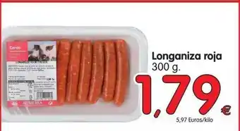 Alimerka Longaniza Roja 300g oferta