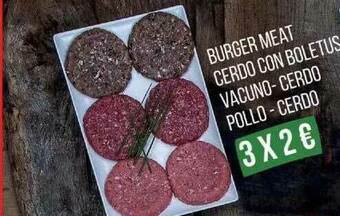 Alimerka Burger Meat Cerdo Con Boletus Vacuno-cerdo Pollo-Cerdo oferta