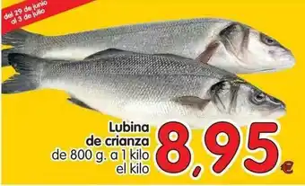 Alimerka Lubina de crianza 800g. a 1 kilo oferta