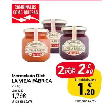 Carrefour Market Mermelada Diet La Vieja Fábrica 280g oferta