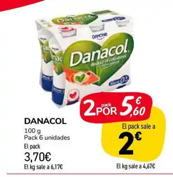 Carrefour Market Danacol 100g Pack 6 unidades oferta