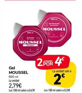 Carrefour Market Gel Moussel 600ml oferta