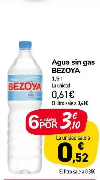 Carrefour Market Agua Sin Gas Bezoya 1,5L oferta
