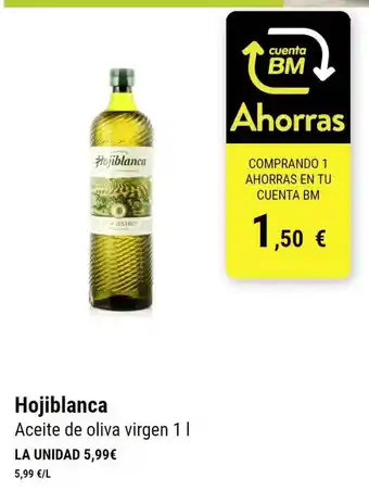 Hojiblanca Aceite De Oliva Virgen 1L