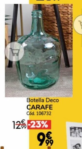 Conforama Botella Deco Carafe oferta