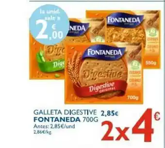 Supermercados La Despensa Galleta Digestive Fontaneda 700g oferta
