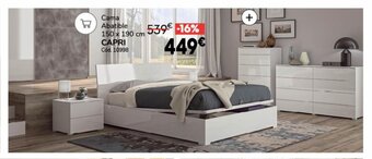 Conforama Cama abatible 150 x 190 cm Capri oferta