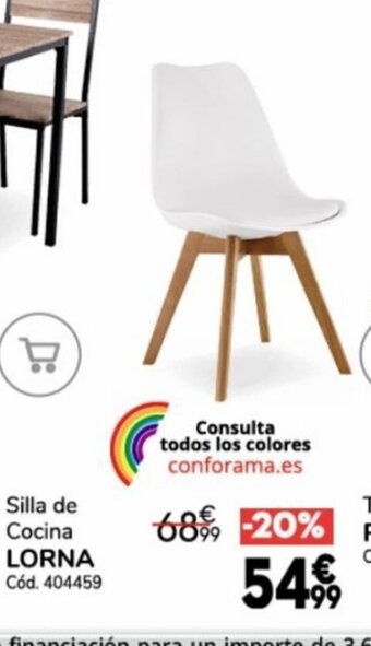 Conforama Silla De Cocina Lorna oferta
