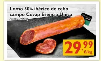 Supermercados La Despensa Lomo 50% Ibérico De Cebo Campo Covap Esencia única oferta