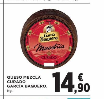 Hipercor Queso Mezcla Curado Garcia Baquero oferta