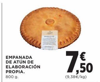 Hipercor Empanada De Atun De Elaboracion Propia oferta
